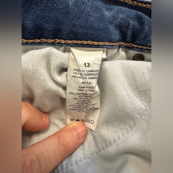 Garage High Waisted Light Denim Jeans - size 13 - Picture 5 of 6